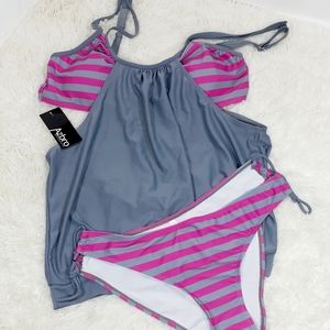 NWT💚 Azbro Swimsuit size XL Cutout Bikini